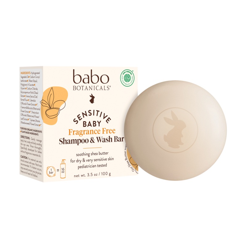 Sensitive Baby Shampoo & Wash Bar 3.5 oz