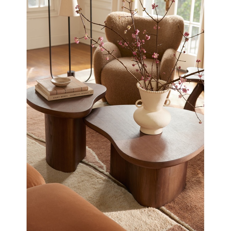 Torino Nesting Coffee Table by Aimee Song Cool Brown Large