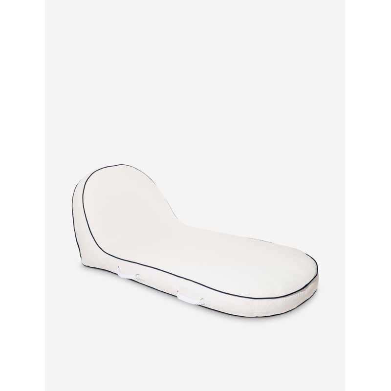 Pool Lounger by Business & Pleasure Co. Rivie White