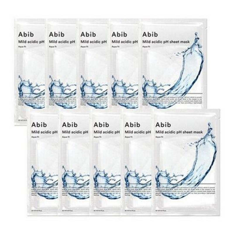 Abib Mild Acidic pH Sheet Mask Aqua Fit 10P