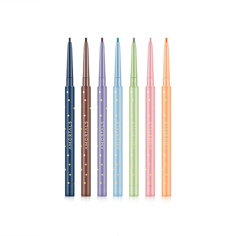 AMORTALS Galaxy Waterproof Gel Eyeliner Pencil 2pcs  #01 MILKY WAY BLACK 2pcs