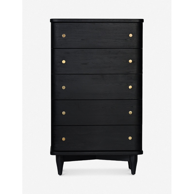 Shiloh 5-Drawer Dresser Charcoal