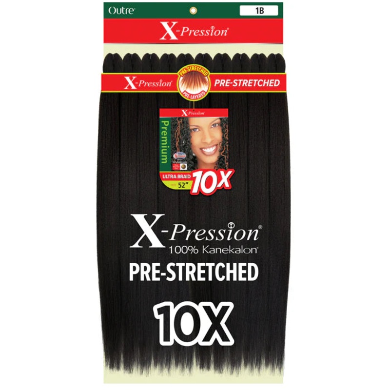 X-Pression Pre-Stretched Braids 10X 52″ 1
