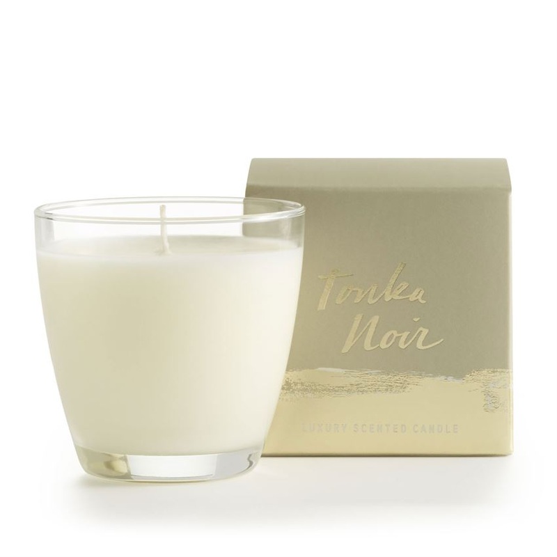 Illume Tonka Noir Demi Boxed Glass Luxury Scented Candle 4.6 oz
