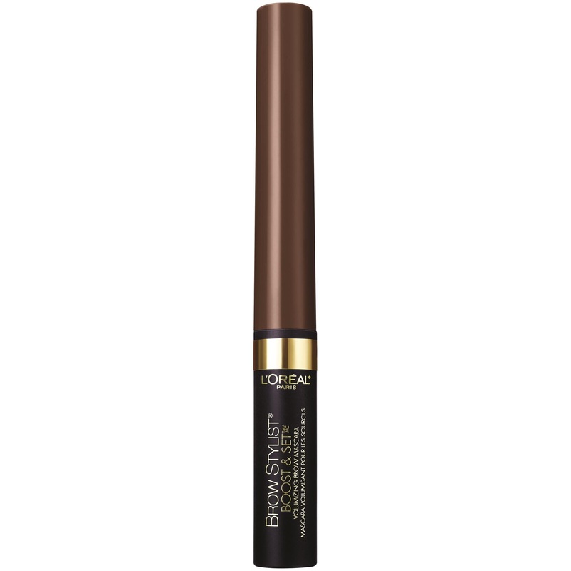 L’Oreal Paris Brow Stylist Boost & Set Brow Gel Mousse Mascara, Dark Brunnette, 0.1 fl. oz.