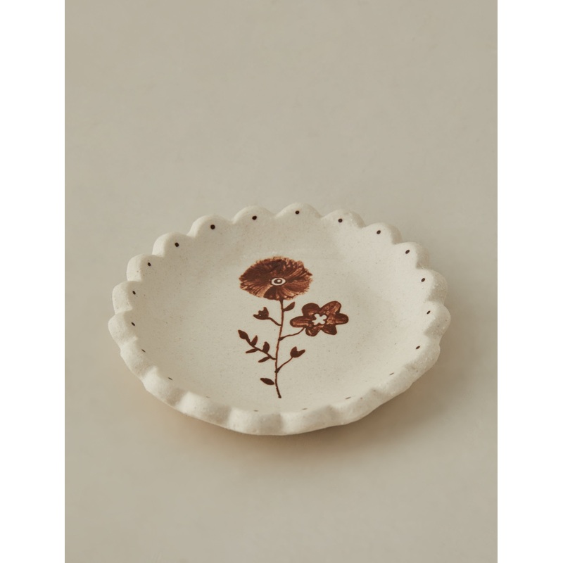 Salt Dish III by Stephanie Dawn Matthias Chocolate and Cream