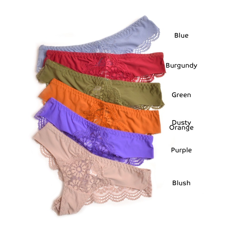 Vision Seasonal Thong Small Burgundy