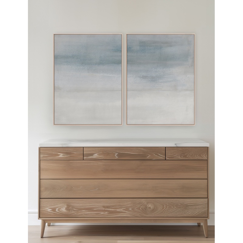 Whisper Diptych Wall Art (Set of 2) by Carol Benson-Cobb Natural 31″ x 41″