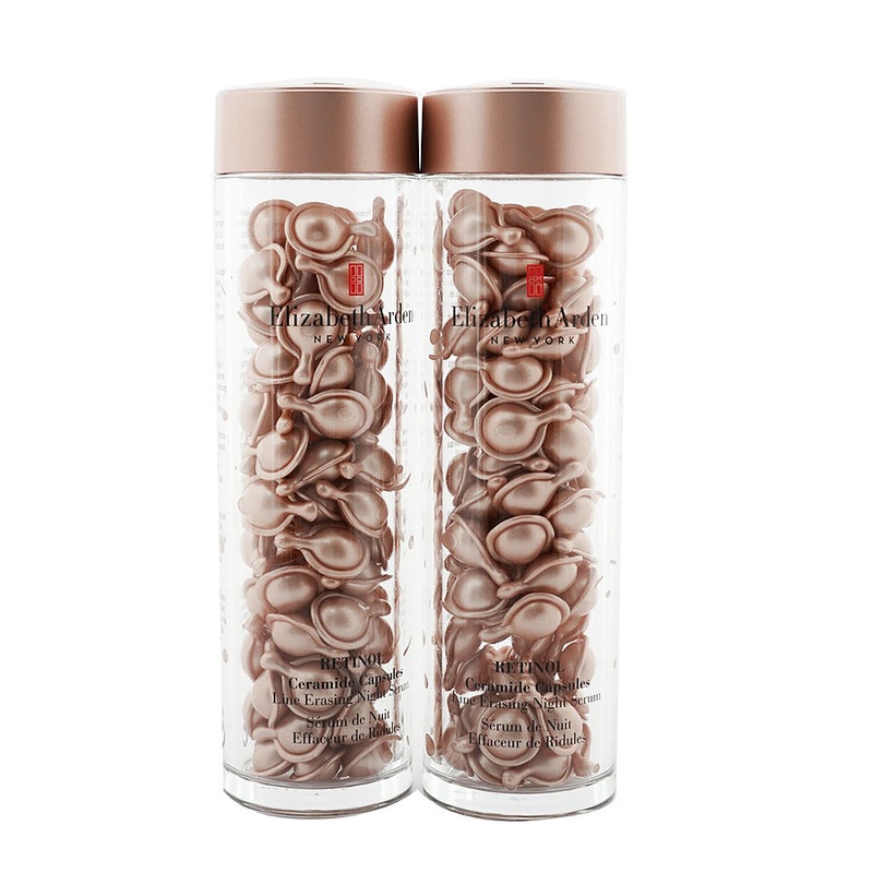 Elizabeth Arden ceramide retinol capsules – line erasing night serum duo  -2x90caps