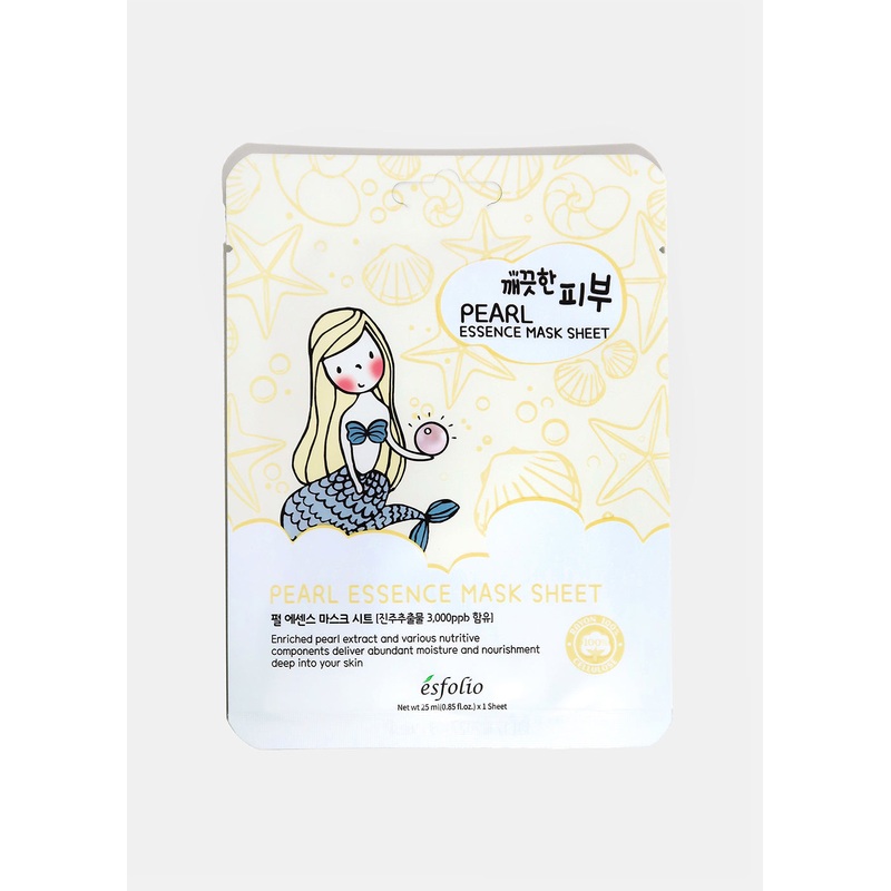 ESFOLIO Essence Mask Sheet – Pearl