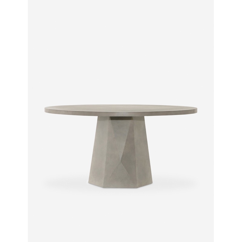 Schuller Indoor / Outdoor Round Dining Table Gray