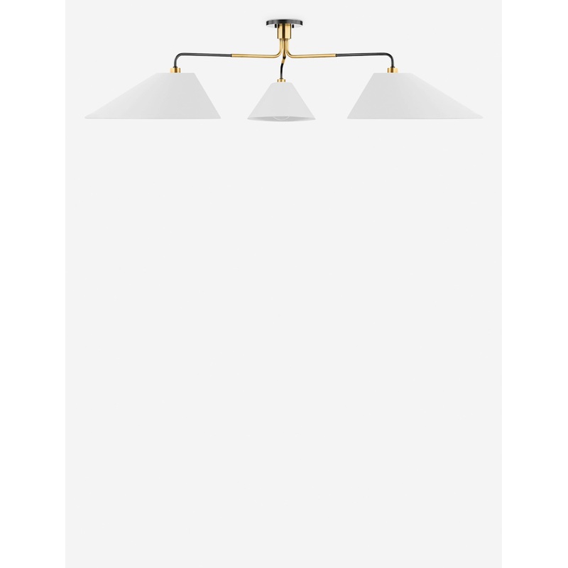 Tuen Chandelier Brass and Bronze 72″W