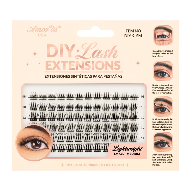 9 – DIY Lash Extensions Small – Medium (8mm-14mm)