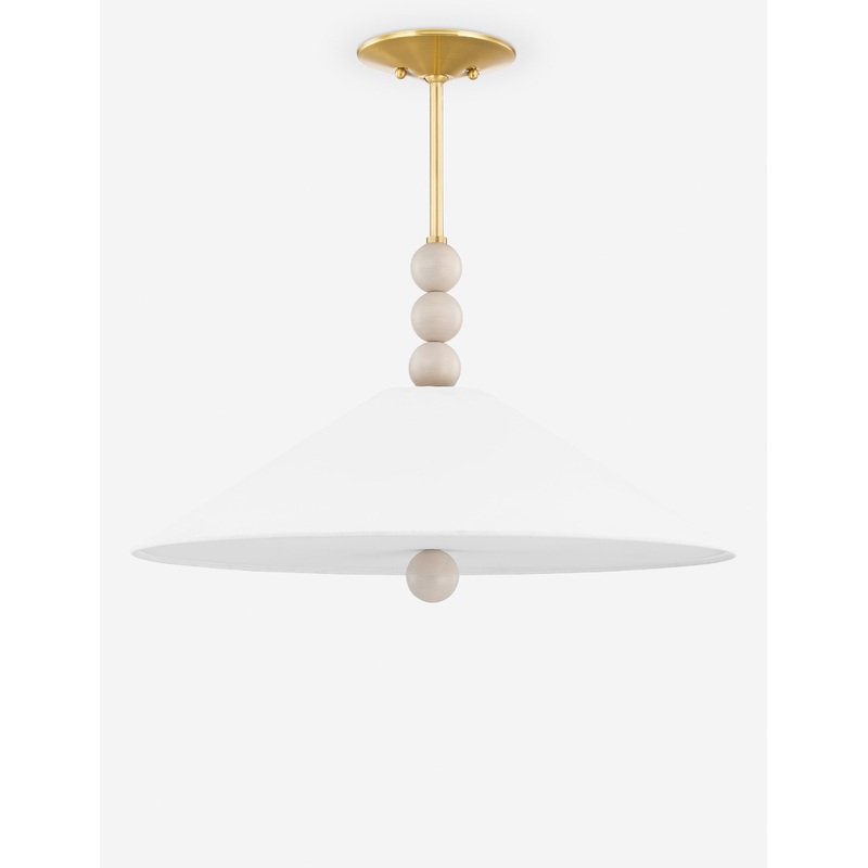 Barbes Pendant Light White 22″ Dia