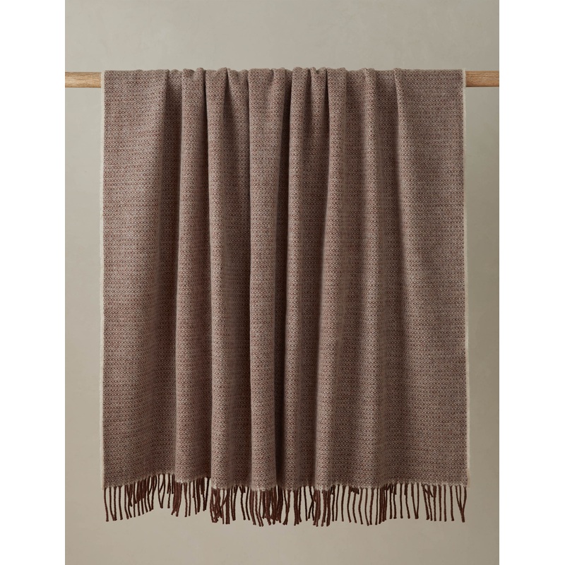 Beaumont Lambswool Throw Pine