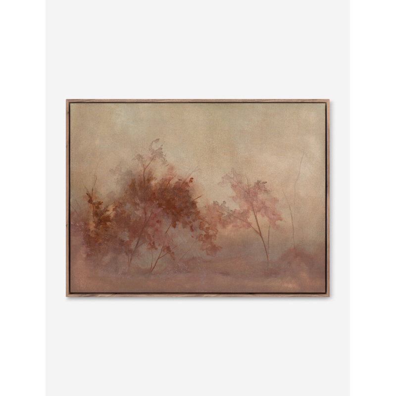 Autumn I Wall Art by Brittney Schulz Maroon 48″ x 36″
