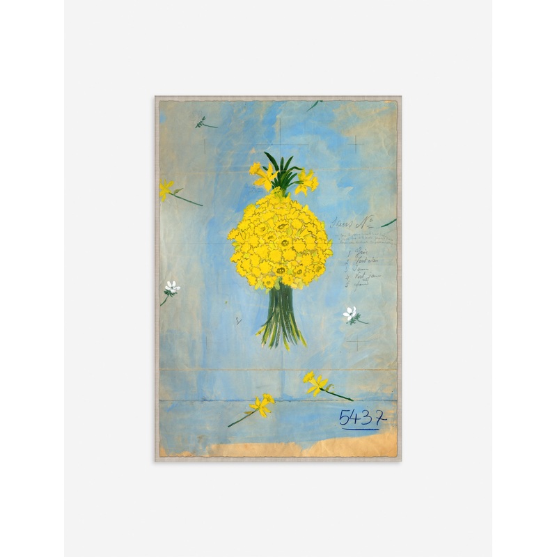 Bouquette de Jonquilles Print by Paule Marrot Oak 24″ x 30″