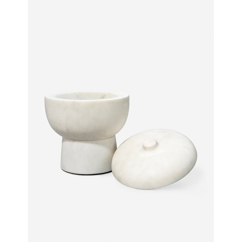 Odesky Lidded Bowl White Large