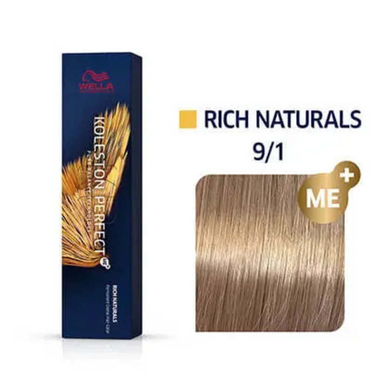 Wella Koleston Perfect Permanent Hair Color – 9/1 Very Light Blonde / Ash