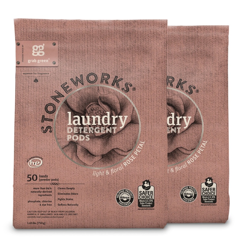 Stoneworks Laundry Detergent Pods – (Multi Packs) Rose Petal (Subscription) 2 pack
