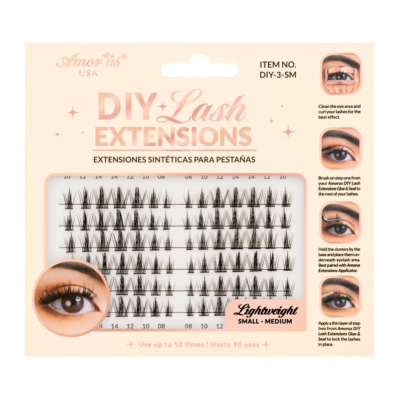 3 – DIY Lash Extensions Small – Medium (8mm-14mm)