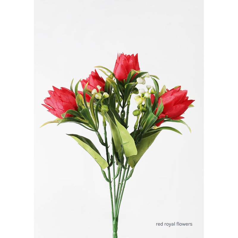 Official Key Items Artificial Flowers – Red Royal Flowers