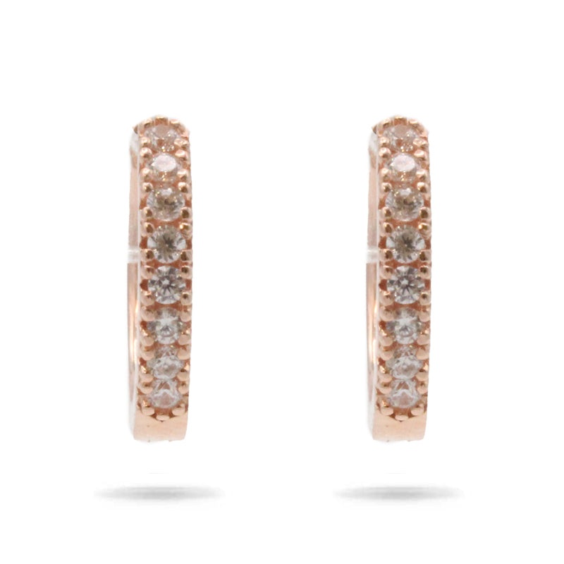 Sif Jakobs Ellera Medio Rose Gold Hoop Earrings