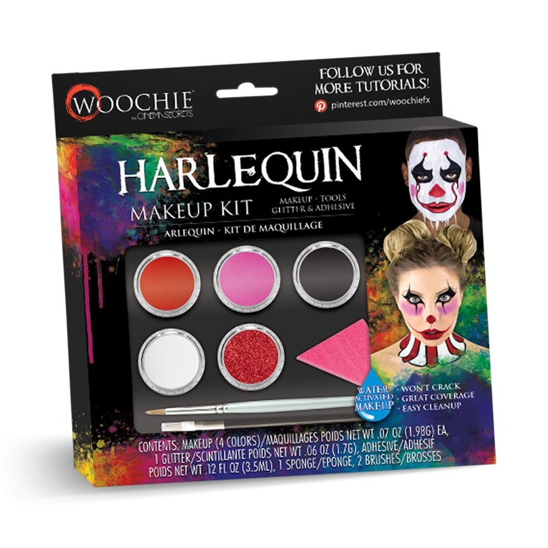 Woochie Water Activated Halloween Makeup Kit – Harlequin