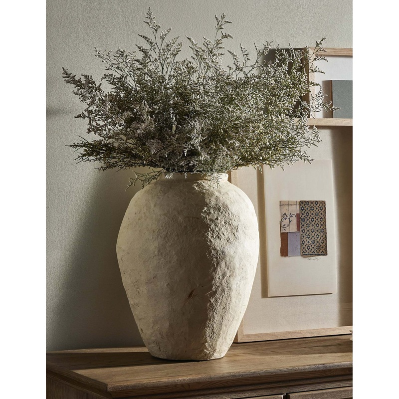 Olivos Paper Mache Decorative Vase by Amber Lewis x Four Hands Narrow