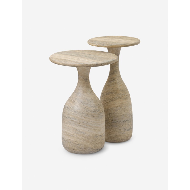 Soteldo Nesting Round Side Tables (Set of 2) Natural