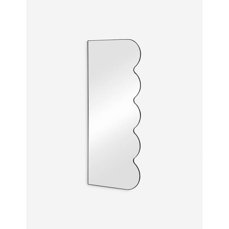 Tatum Floor Mirror Black