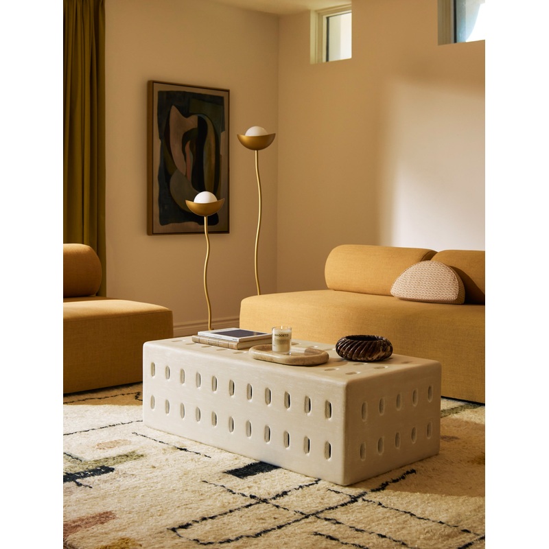 Cabra Indoor / Outdoor Coffee Table Ivory