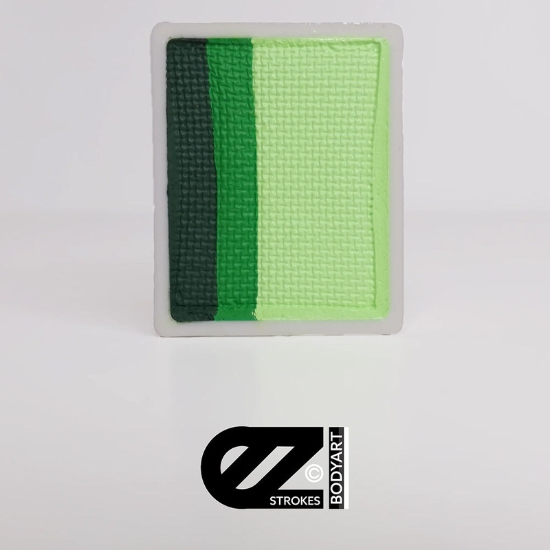 EZStrokes Body Art UV GLOW Cotton Candy Palette Refill – Green Apple