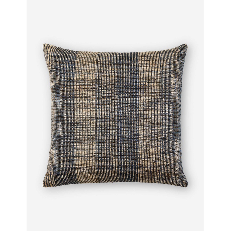 Gustavo Pillow Midnight and Charcoal 18″ x 18″ Down