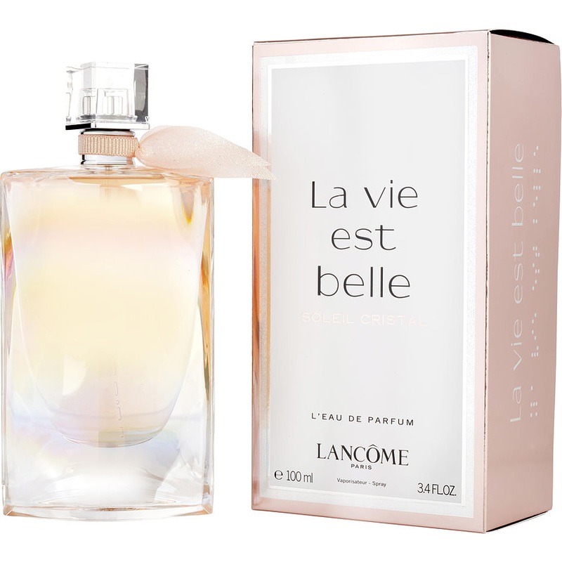 La vie est belle soleil crystal by lancome l’eau de parfum spray 3.4 oz