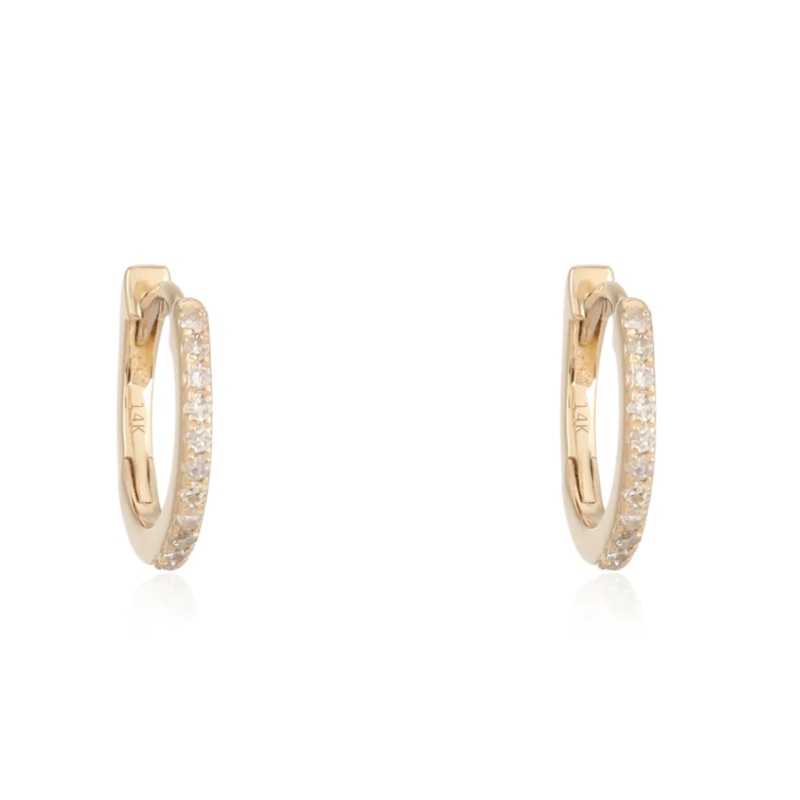 8.5MM DIAMOND HUGGIES