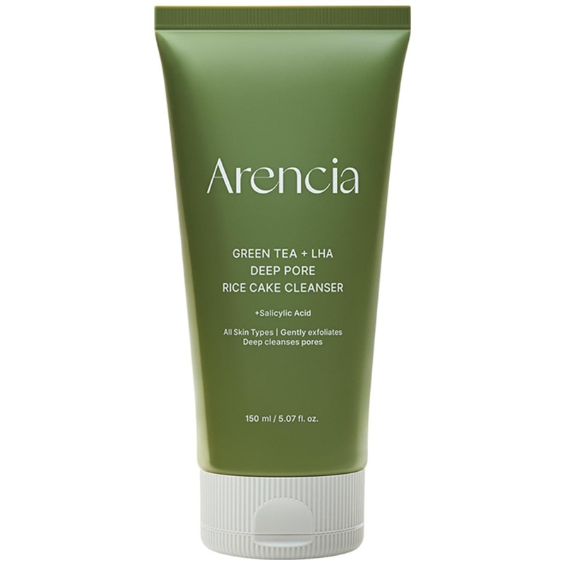Arencia Green Tea + LHA Deep Pore Rice Cake Cleanser ArenciaLHA150mL