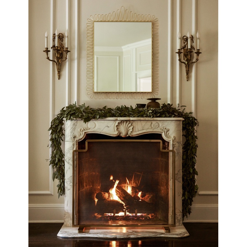 Langham Fireplace Screen Gold