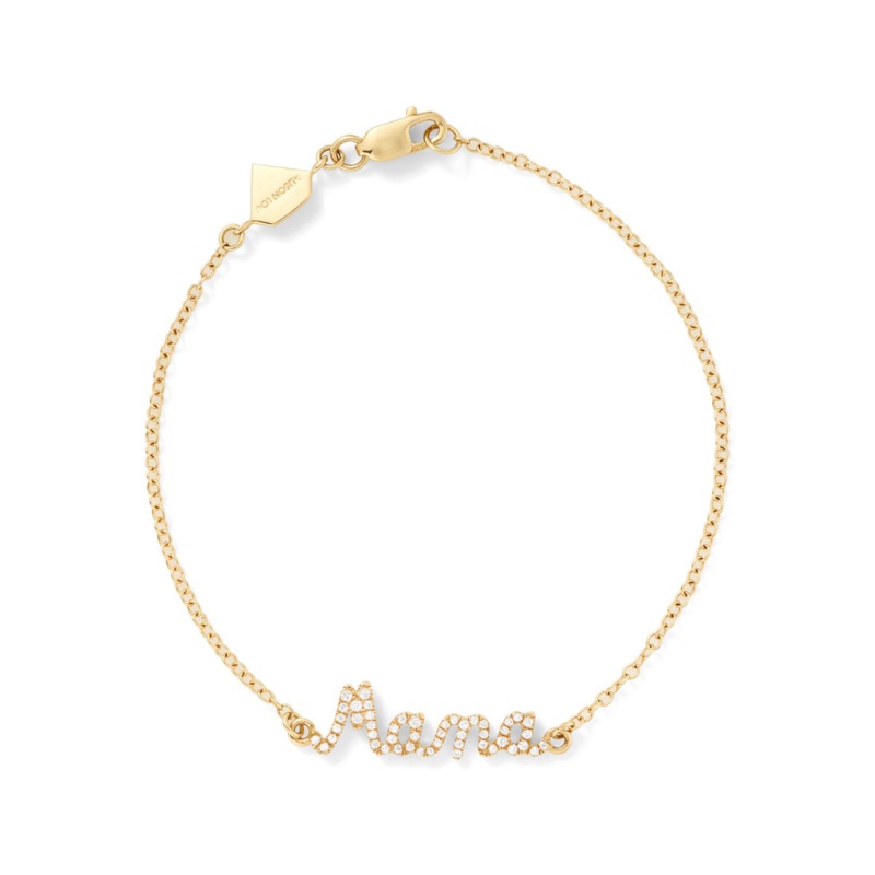 Mama Diamond Bracelet White Gold