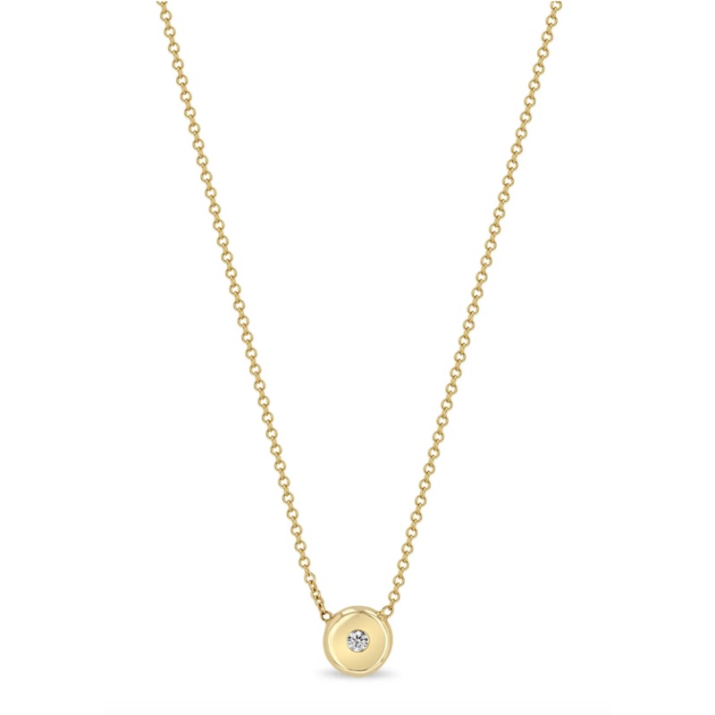 14K DIAMOND NUGGET NECKLACE