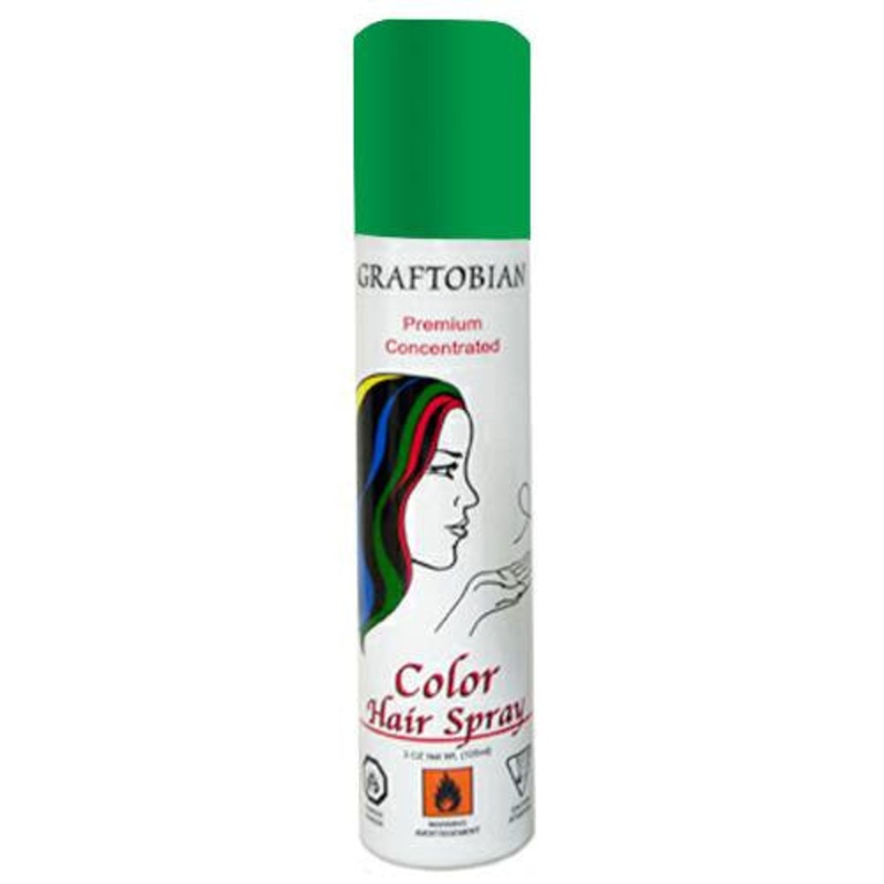 Graftobian Color Hair Spray – Green (5 oz)