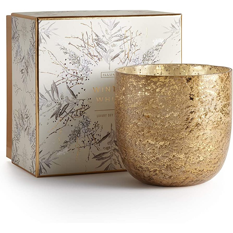Illume Mercury Glass Candle 22 oz / 625 g – Winter White