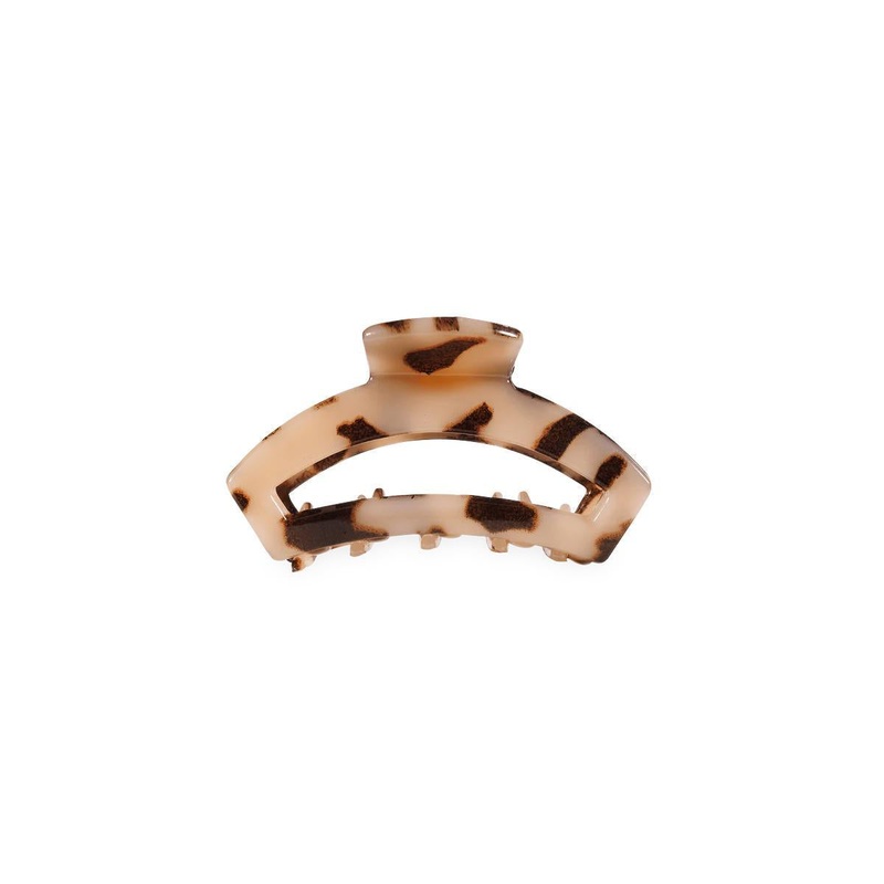 TELETIES Open Hair Clip Blonde Tortoise  Tiny