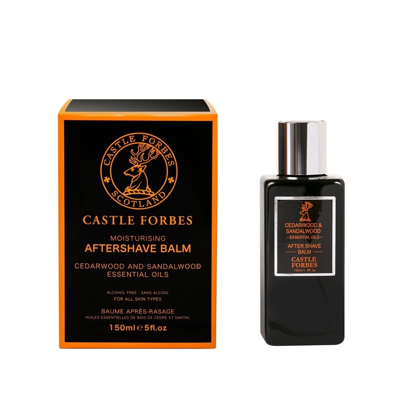 Castle Forbes Cedarwood & Sandalwood Essential Oil Aftershave Balm (5oz)